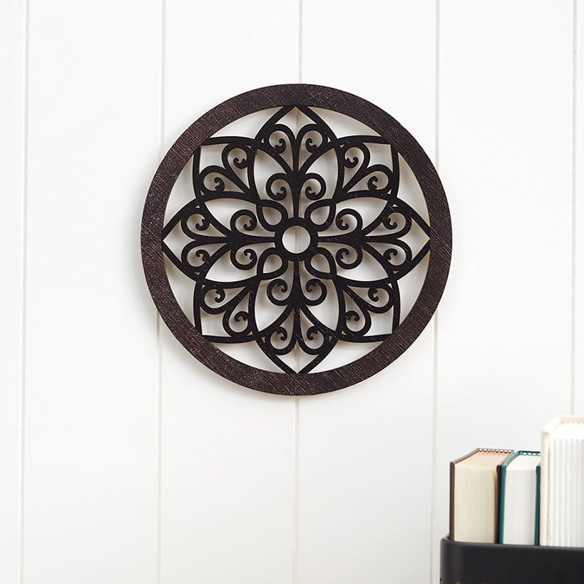 Rustic Metal Decor Scrolled Wall Medallion Elegant Metal Wall Art Decor