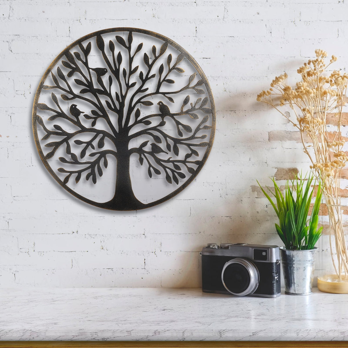 Rustic Metal Decor Metal Wall Art - Tree of Life - Family Tree Metal Wall Decor Home