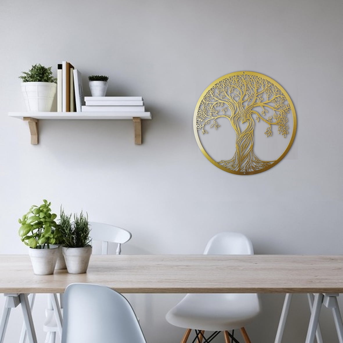 Rustic Metal Decor Metal Wall Decor, Tree Art Wall Sculpture, Metal Wall Art Hanging