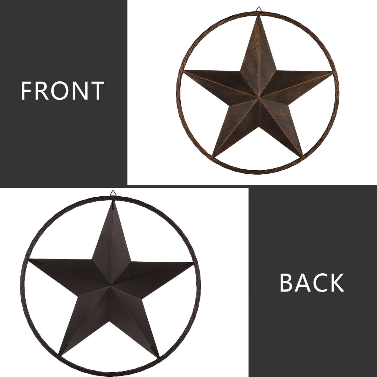 Rustic Metal Decor 31.5" Metal Star Vintage Barn Star Antique Original Wrought Iron