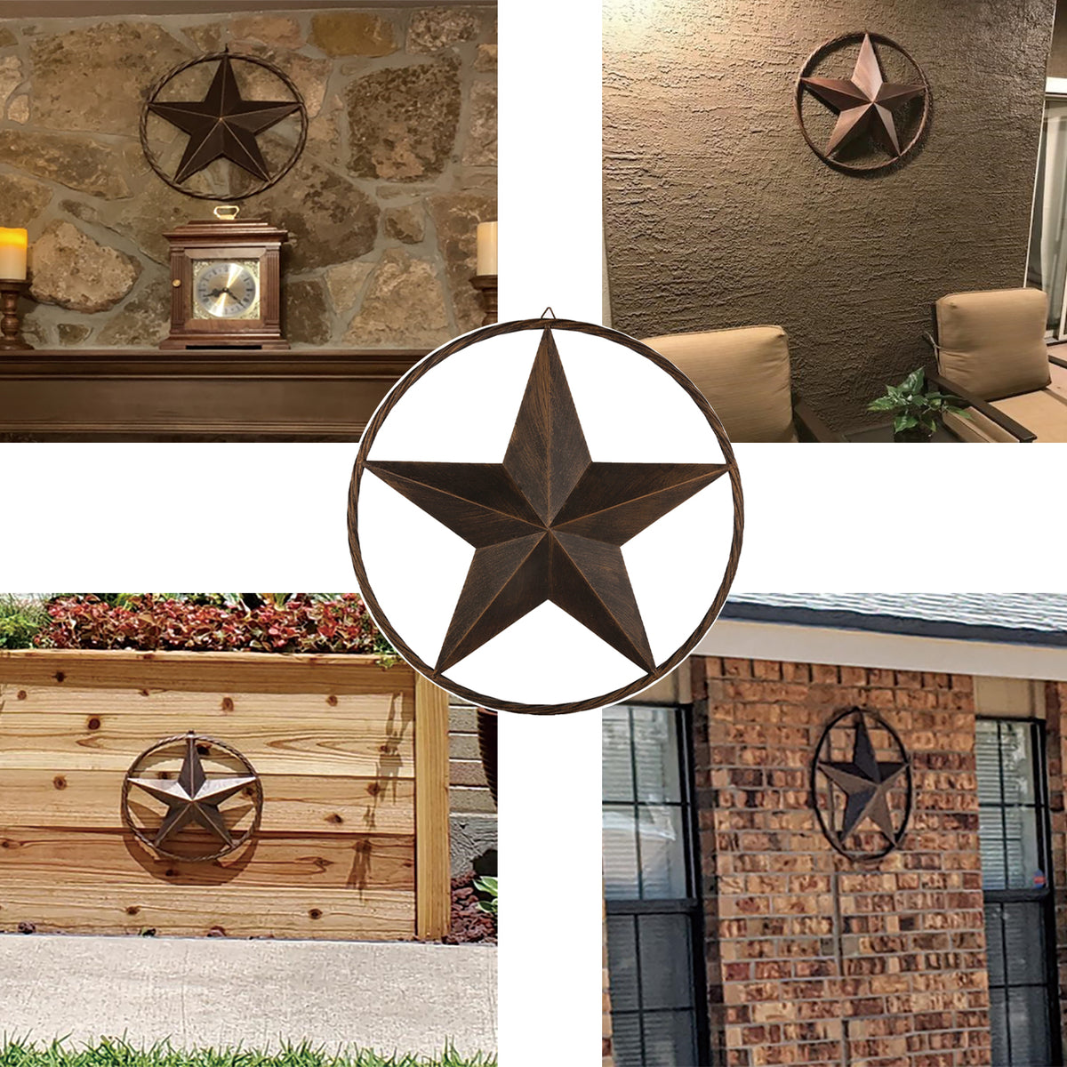 Rustic Metal Decor 31.5" Metal Star Vintage Barn Star Antique Original Wrought Iron