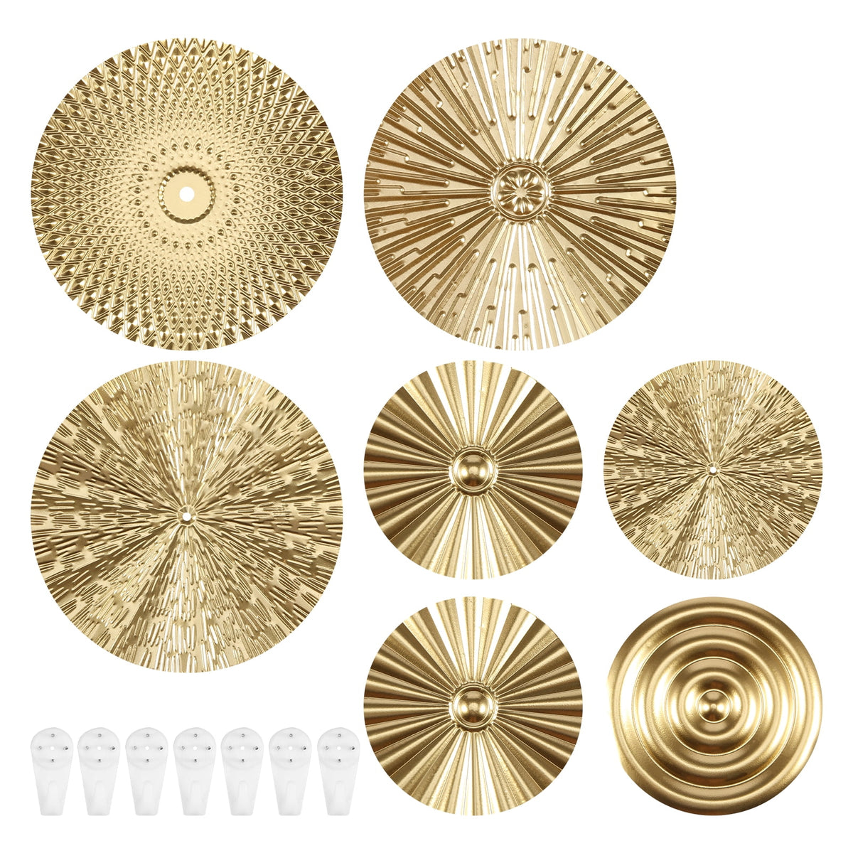 Rustic Metal Decor Metal Plate Wall Decor Art Minimalist Gold Wall Decoration Hangable