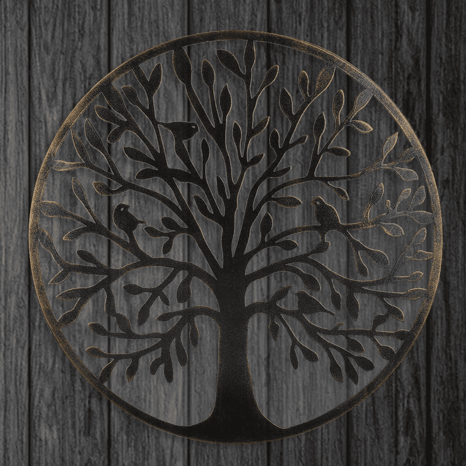 Rustic Metal Decor Metal Wall Art - Tree of Life - Family Tree Metal Wall Decor Home