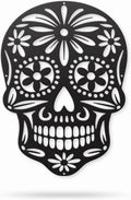 Rustic Metal Decor Day of the Dead Sugar Skull Metal Wall Art– Handcrafted Steel Décor
