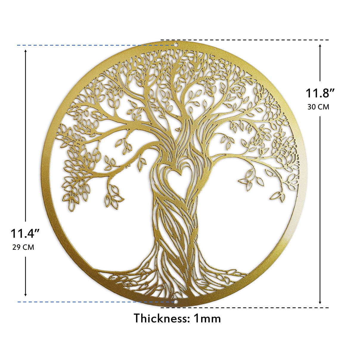Rustic Metal Decor Metal Wall Decor, Tree Art Wall Sculpture, Metal Wall Art Hanging