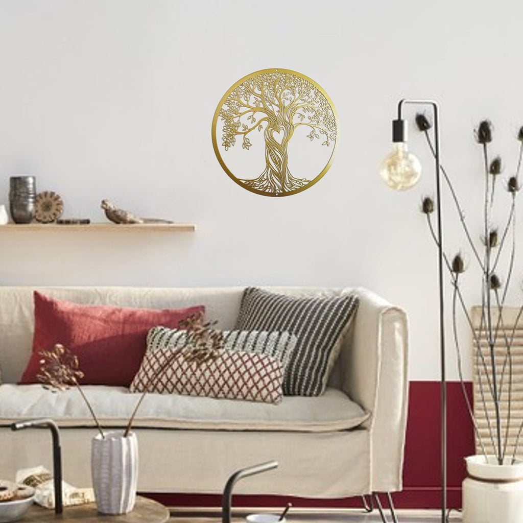 Rustic Metal Decor Metal Wall Decor, Tree Art Wall Sculpture, Metal Wall Art Hanging